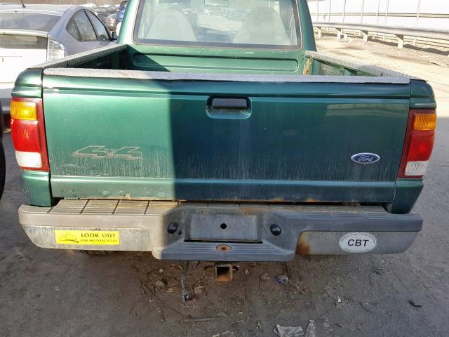 1FTYR11X5XTA68149 - 1999 FORD RANGER GREEN photo 6