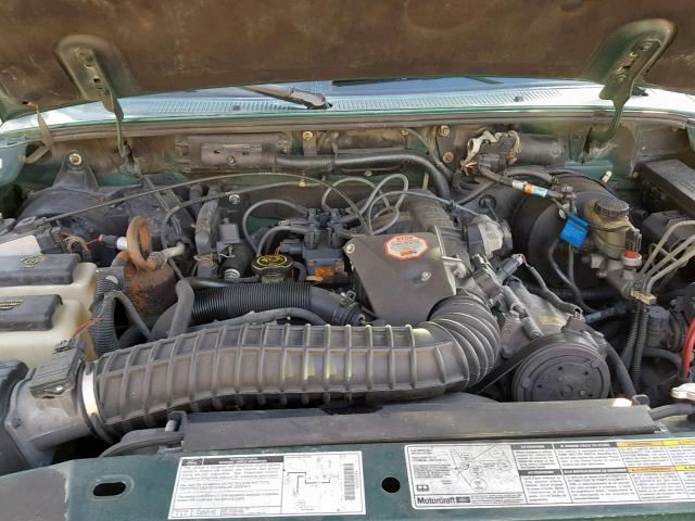 1FTYR11X5XTA68149 - 1999 FORD RANGER GREEN photo 7