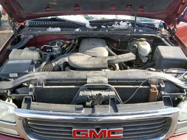 1GKEK13Z53J277424 - 2003 GMC YUKON RED photo 7