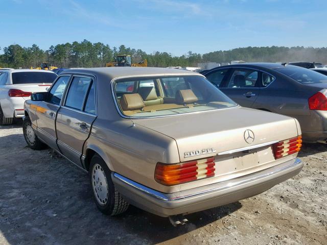 WDB1260371A205767 - 1986 MERCEDES-BENZ 500 GOLD photo 3