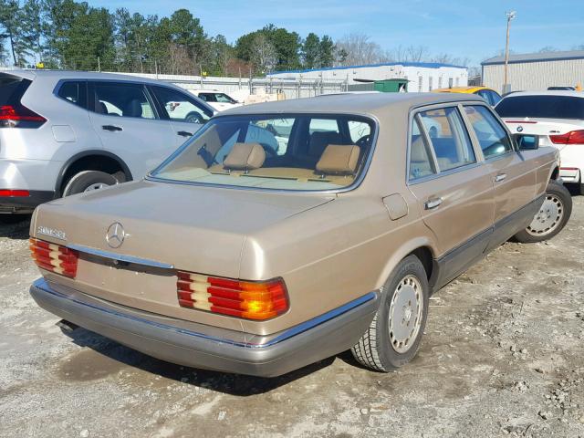 WDB1260371A205767 - 1986 MERCEDES-BENZ 500 GOLD photo 4