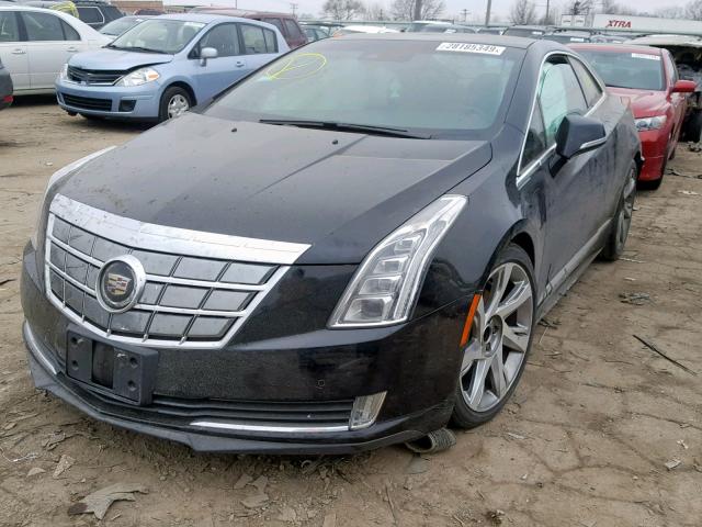 1G6RR1E4XEU601949 - 2014 CADILLAC ELR LUXURY BLACK photo 2