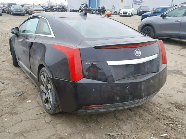 1G6RR1E4XEU601949 - 2014 CADILLAC ELR LUXURY BLACK photo 3