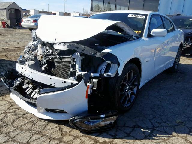 2C3CDXJG8JH189830 - 2018 DODGE CHARGER GT WHITE photo 2