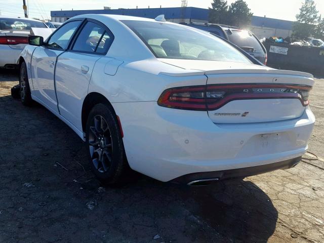 2C3CDXJG8JH189830 - 2018 DODGE CHARGER GT WHITE photo 3