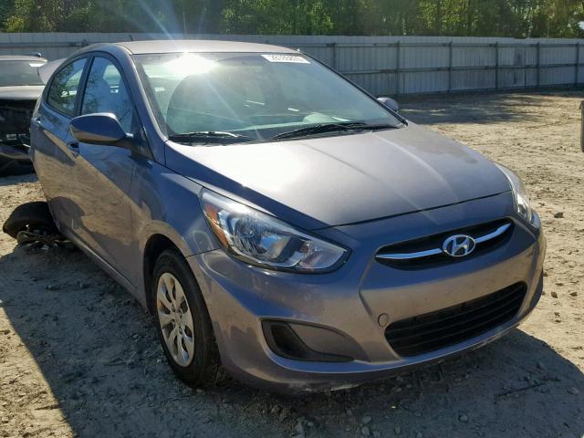 KMHCT4AE7HU328554 - 2017 HYUNDAI ACCENT SE SILVER photo 1