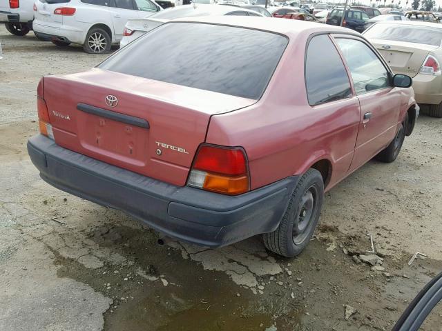 JT2AC52L7V0206108 - 1997 TOYOTA TERCEL CE PINK photo 4