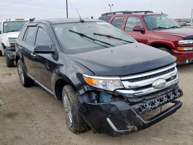 2FMDK3JC1BBB50962 - 2011 FORD EDGE SEL BLACK photo 1