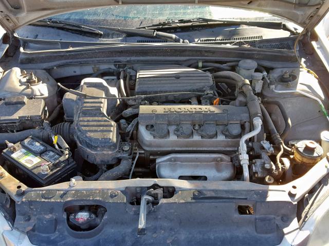 2HGES15144H602362 - 2004 HONDA CIVIC DX SILVER photo 7