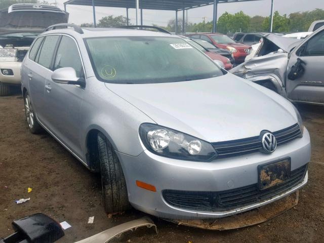 3VWPL7AJ8EM619615 - 2014 VOLKSWAGEN JETTA TDI SILVER photo 1