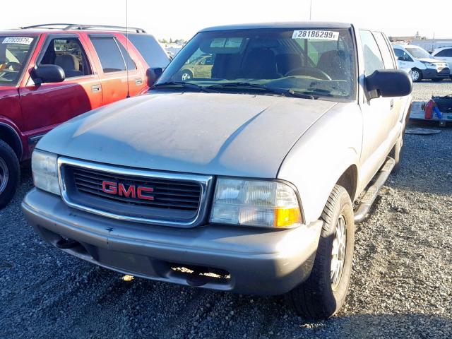 1GTDT13X63K114326 - 2003 GMC SONOMA SILVER photo 2