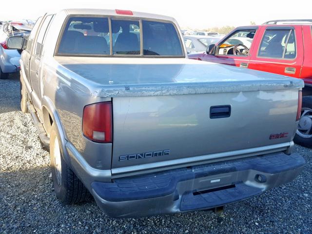 1GTDT13X63K114326 - 2003 GMC SONOMA SILVER photo 3