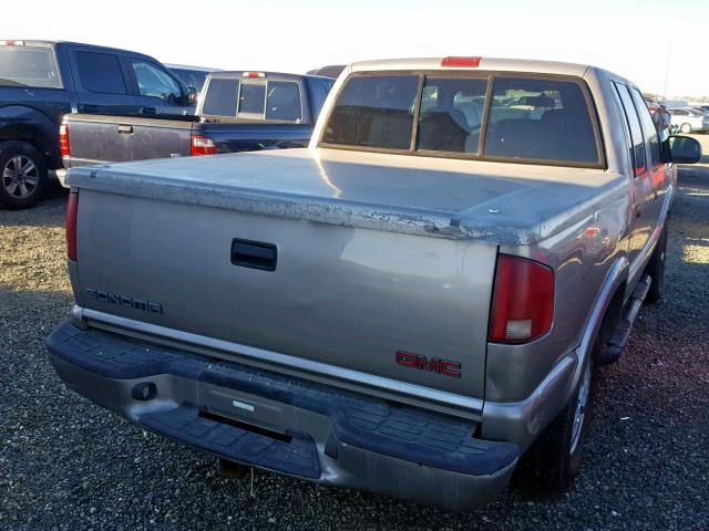 1GTDT13X63K114326 - 2003 GMC SONOMA SILVER photo 4