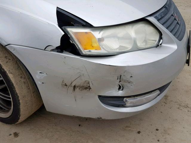 1G8AL52F15Z127413 - 2005 SATURN ION LEVEL SILVER photo 9