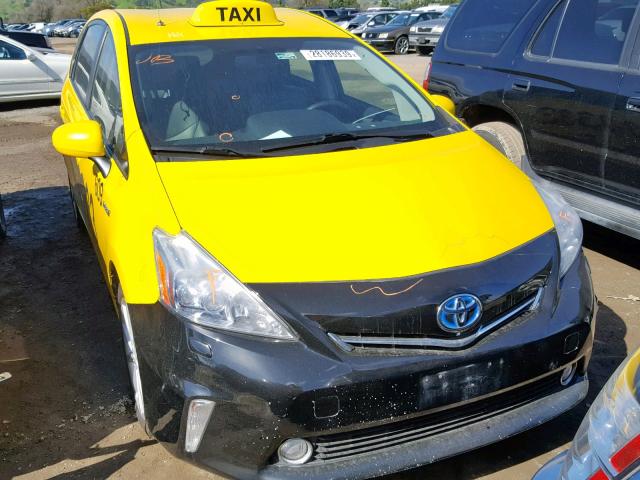 JTDZN3EU2C3162284 - 2012 TOYOTA PRIUS V YELLOW photo 1