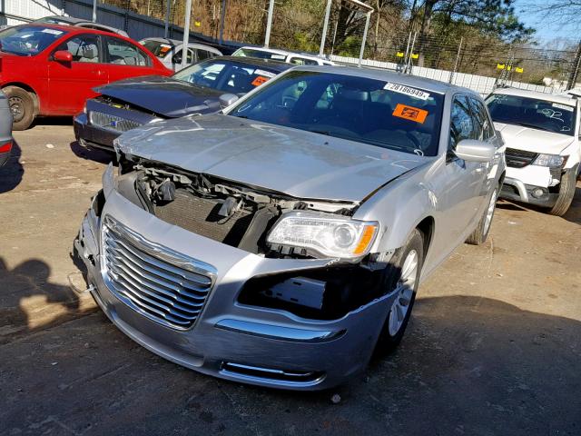 2C3CCAAG0CH116373 - 2012 CHRYSLER 300 SILVER photo 2