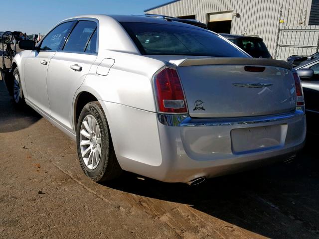 2C3CCAAG0CH116373 - 2012 CHRYSLER 300 SILVER photo 3