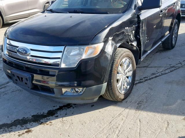 2FMDK48C79BA98274 - 2009 FORD EDGE SEL BLACK photo 9