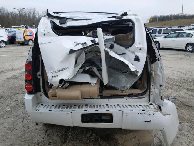 1GKS2EEF1DR265190 - 2013 GMC YUKON DENA WHITE photo 9