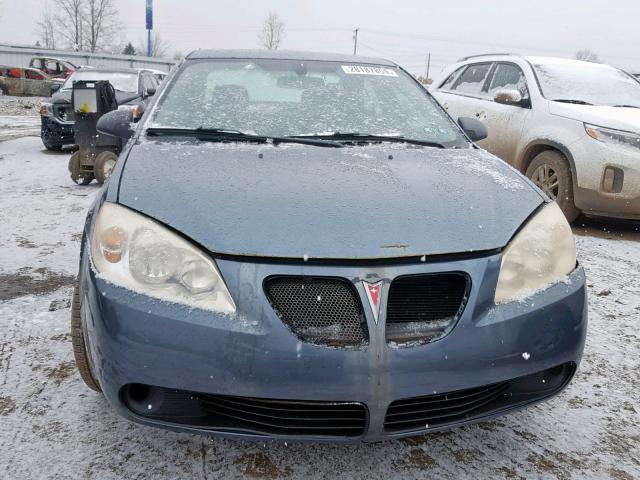 1G2ZF55B764274850 - 2006 PONTIAC G6 SE BLUE photo 9