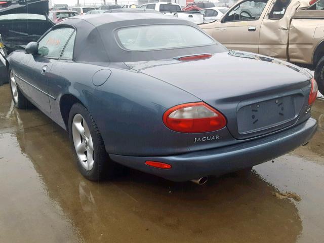 SAJJA42C2YNA00729 - 2000 JAGUAR XK8 TEAL photo 3