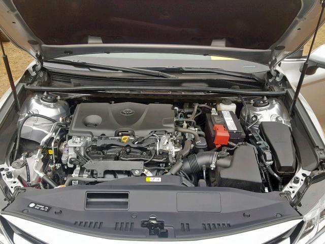 4T1B11HK0KU710024 - 2019 TOYOTA CAMRY L SILVER photo 7