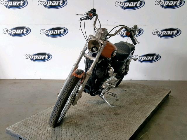 1HD1CT3438K439641 - 2008 HARLEY-DAVIDSON XL1200 C A ORANGE photo 2