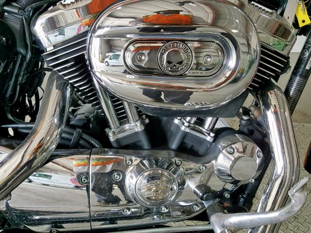 1HD1CT3438K439641 - 2008 HARLEY-DAVIDSON XL1200 C A ORANGE photo 7