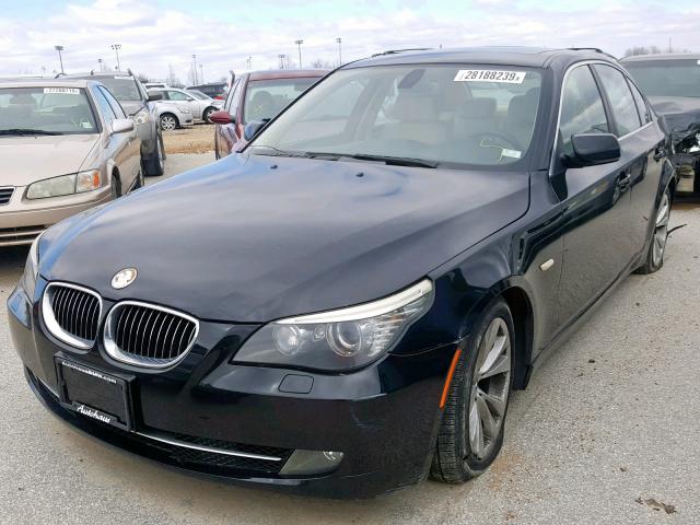 WBANW1C56AC164688 - 2010 BMW 535 I BLACK photo 2