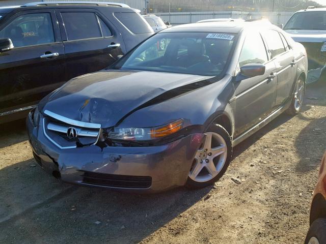 19UUA66266A054482 - 2006 ACURA 3.2TL GRAY photo 2