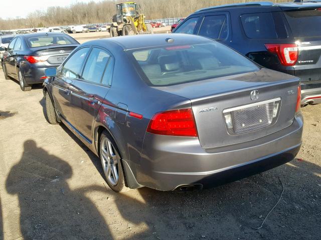 19UUA66266A054482 - 2006 ACURA 3.2TL GRAY photo 3