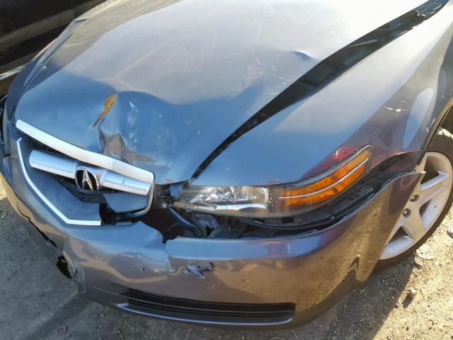 19UUA66266A054482 - 2006 ACURA 3.2TL GRAY photo 9