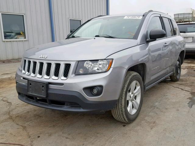 1C4NJCBA3GD715528 - 2016 JEEP COMPASS SP GRAY photo 2