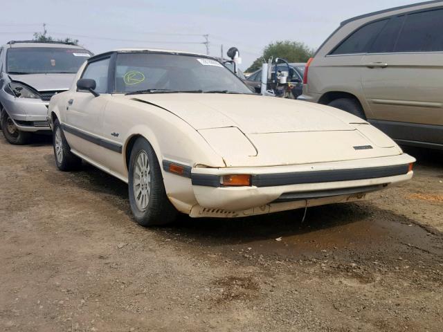 JM1FB3325F0860374 - 1985 MAZDA RX7 13B BEIGE photo 1