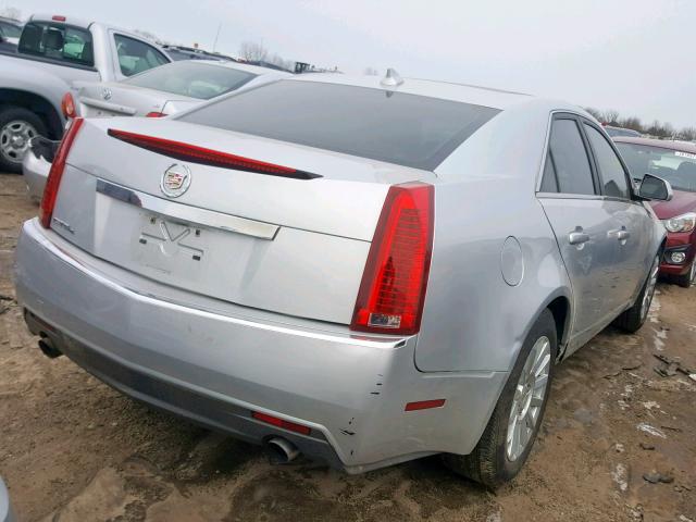 1G6DG5EG8A0125672 - 2010 CADILLAC CTS LUXURY SILVER photo 4