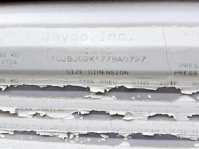 1UJBJ02K1778A0727 - 2007 JAYCO JAYFLIGHT  WHITE photo 10