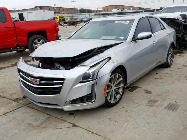 1G6AR5SS7G0194254 - 2016 CADILLAC CTS LUXURY SILVER photo 2