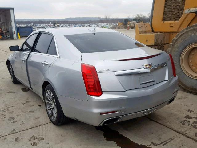 1G6AR5SS7G0194254 - 2016 CADILLAC CTS LUXURY SILVER photo 3