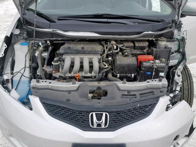 JHMGE8H33CS002037 - 2012 HONDA FIT SILVER photo 7