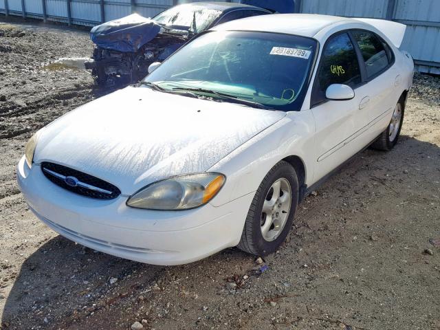 1FAFP55U21A118082 - 2001 FORD TAURUS SES WHITE photo 2