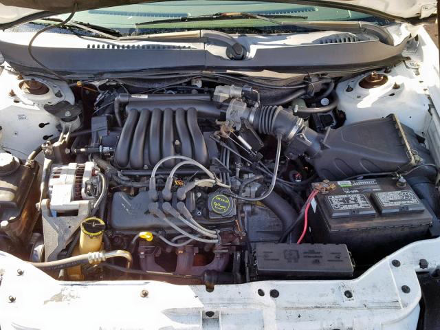 1FAFP55U21A118082 - 2001 FORD TAURUS SES WHITE photo 7