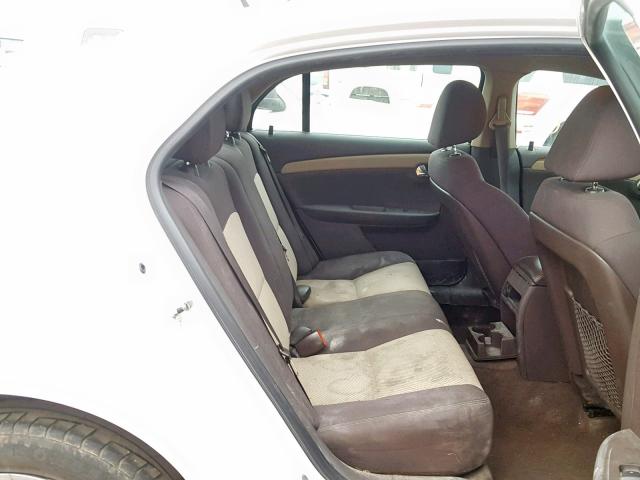 1G1ZC5EB1AF142158 - 2010 CHEVROLET MALIBU 1LT 白色 照片 6