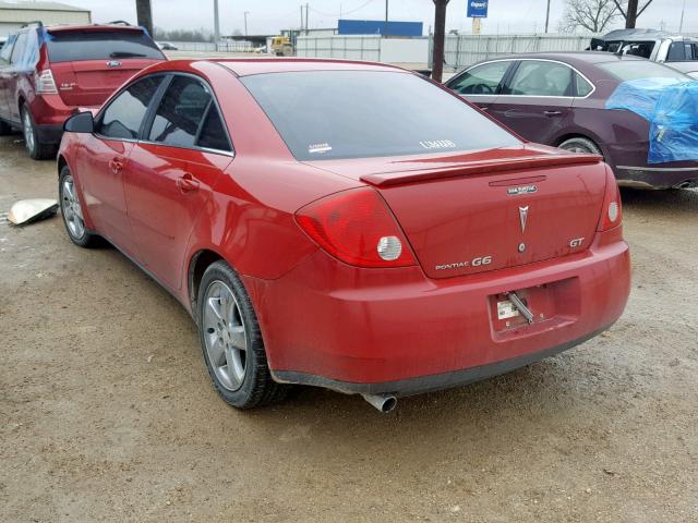 1G2ZH558764143173 - 2006 PONTIAC G6 GT RED photo 3