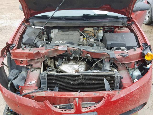 1G2ZH558764143173 - 2006 PONTIAC G6 GT RED photo 7