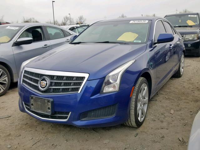 1G6AA5RX7D0164577 - 2013 CADILLAC ATS BLUE photo 2