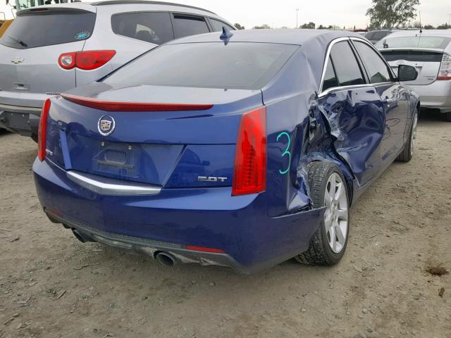 1G6AA5RX7D0164577 - 2013 CADILLAC ATS BLUE photo 4