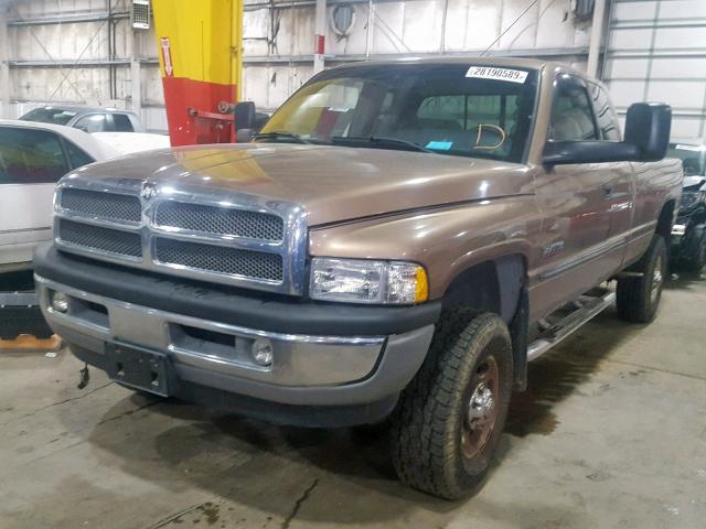 3B7KF23601G746710 - 2001 DODGE RAM 2500 GOLD photo 2