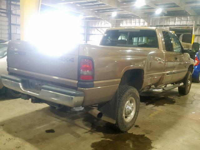 3B7KF23601G746710 - 2001 DODGE RAM 2500 GOLD photo 4