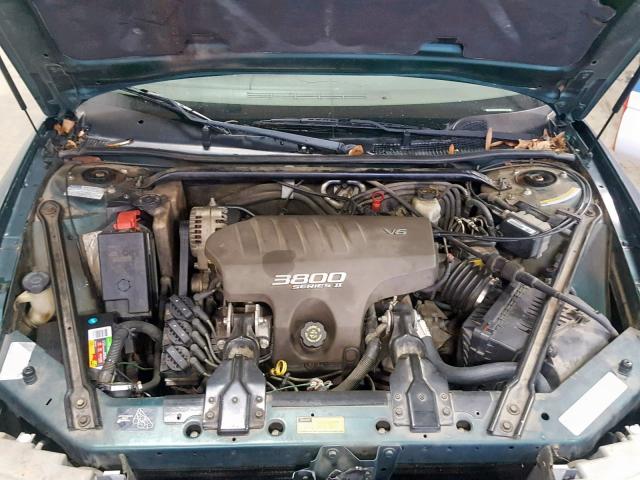 2G4WB52K1X1586587 - 1999 BUICK REGAL LS GREEN photo 7