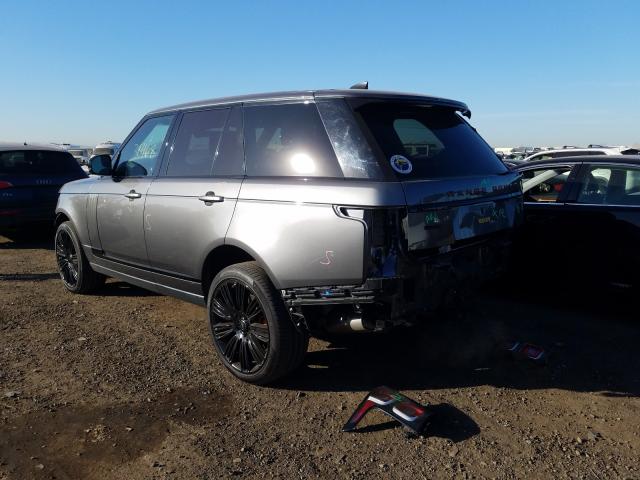 SALGS2RE9JA390233 - 2018 LAND ROVER RANGE ROVER SUPERCHARGED  photo 3